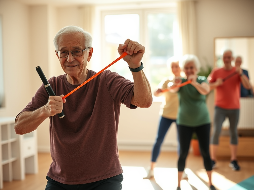 Exercícios de Resistência para Idosos com Mobilidade Reduzida: Fortaleça Sua Autonomia